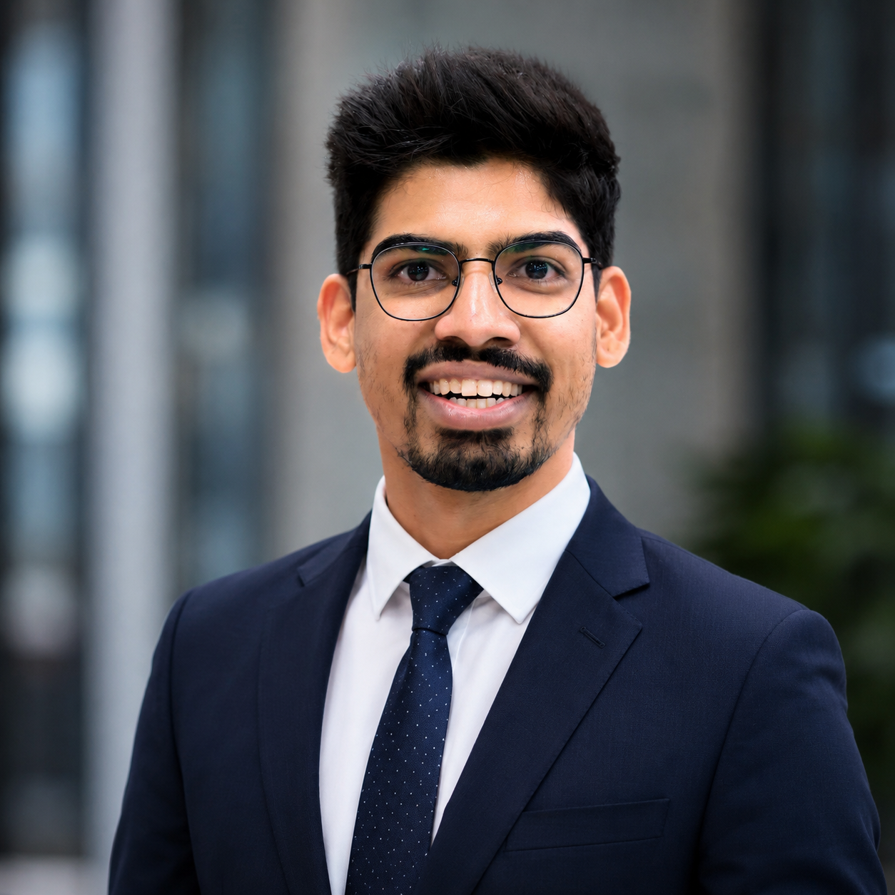 Portrait of Keyur Vaidya, Co-Founder of Black Bison Financial Services